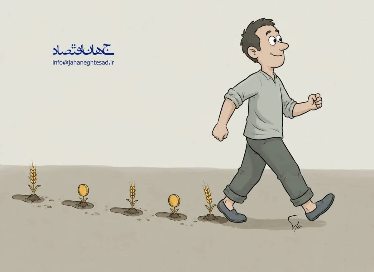 کاریکاتور ـ ضرب المثل: روزی به قدمه!