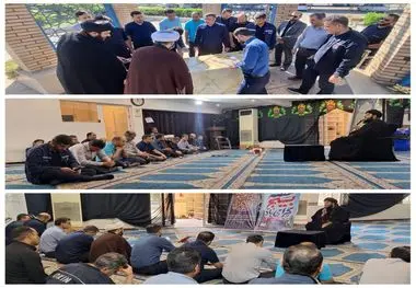 برگزاری مراسم گرامی‌داشت هفته بسیج و ایام شهادت حضرت زهرا (س) در شرکت فولاد اکسین خوزستان