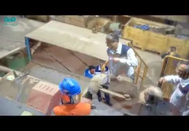 گزارش تصویری/ علی رسولیان، مدیرعامل فولاد سنگان از خطوط تولید این شرکت بازدید نمود