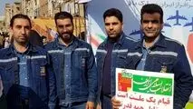 حماسه‌ی حضور فولاد مردان خوزستان