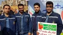 حماسه‌ی حضور فولاد مردان خوزستان