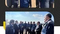بازدید میدانی مدیر عامل شرکت سنگ آهن مرکزی ایران از پروژه کارخانه فولاد آلیاژی مرکزی بافق 
