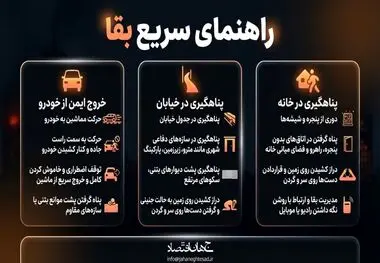 راهنمای سریع بقا