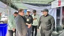 بازدید میدانی مدیرعامل گروه فولاد خوزستان از موکب شهدای شرکت در پایتخت