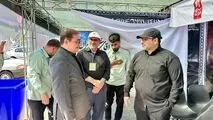 بازدید میدانی مدیرعامل گروه فولاد خوزستان از موکب شهدای شرکت در پایتخت