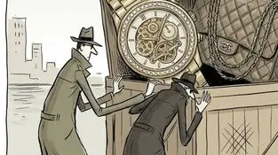 کاریکاتور - قاچاق کالای لوکس