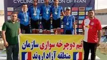 افتخارآفرینی دوچرخه سواران اروندی در مرحله اول لیگ دوچرخه‌سواری پیست
