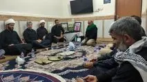دیدار فرمانده حوزه مقاومت بسیج کارگران و کارخانجات شهید بقایی فولاد خوزستان با خانواده معظم پاسدار شهید محمد حسین سواری از شهدای سرافراز جنگ ۱۲ روزه