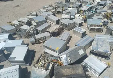 امحاء ۴۱۰ دستگاه ماینر غیرمجاز در شمال استان کرمان