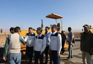 بازدید دکتر رسولیان؛  مدیرعامل فولاد سنگان از پروژه جاده خواف- تربت حیدریه