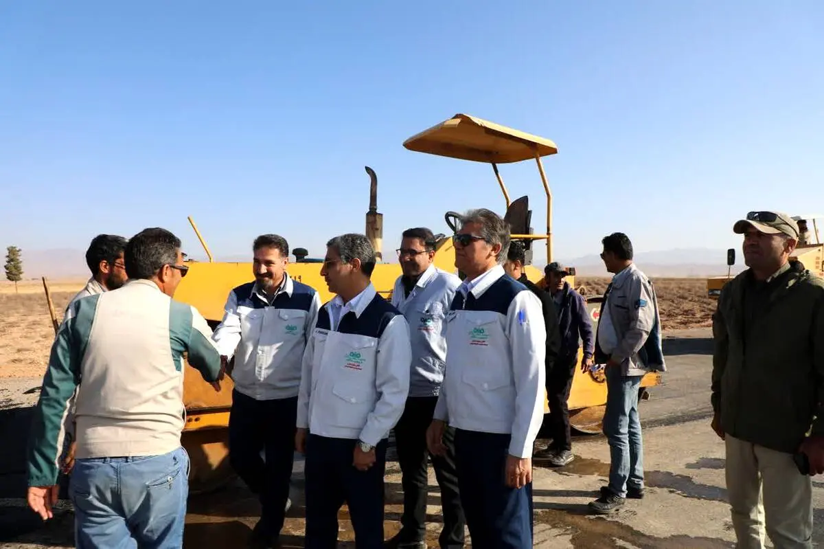 بازدید دکتر رسولیان؛  مدیرعامل فولاد سنگان از پروژه جاده خواف- تربت حیدریه