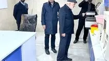 بازدید استاندار خوزستان از درمانگاه فولاد خوزستان در منطقه محروم عین دو