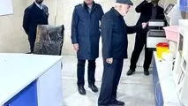 بازدید استاندار خوزستان از درمانگاه فولاد خوزستان در منطقه محروم عین دو