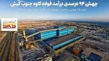 فولاد کاوه جنوب کیش در آستانه مجمع به پیشرفت ۷۰ درصدی مدول سوم دست یافت