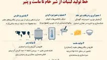خط تولید لبنیات از شیر خام تا ماست و پنیر