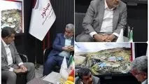 *حضور عضو کمیسیون صنایع و معادن مجلس در غرفه صبانور  *     

