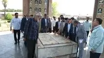 بازدید آزادگان سرافراز هشت دفاع مقدس از خطوط تولید شرکت فولاد خوزستان
