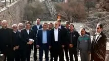 خط انتقال گاز ارسنجان به گل‌گهر با حضور رئیس جمهور بهره‌برداری شد

