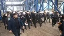 وزیر صمت از کارخانه کنسانتره‌سازی اپال پارسیان سنگان بازدید کرد