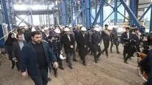 وزیر صمت از کارخانه کنسانتره‌سازی اپال پارسیان سنگان بازدید کرد