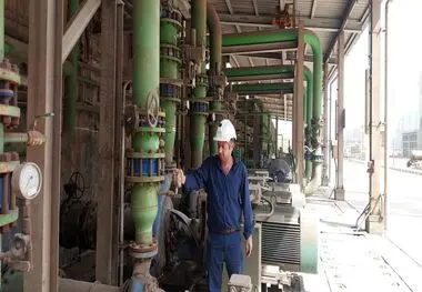 تلاش بی‌وقفه پرسنل پرتلاش واحد تاسیسات شرکت فولاد اکسین خوزستان

