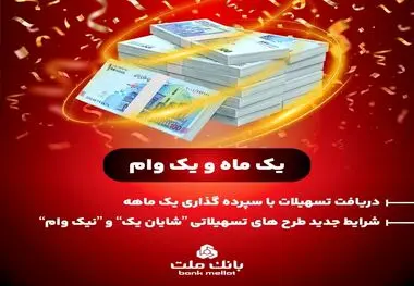 *یک ماه و یک وام*