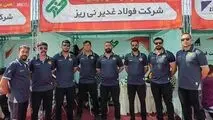 حضور پرقدرت تیم آتش‌نشان شرکت فولاد غدیر نی‌ریز در سومین المپیاد علمی‌- ‌عملیاتی آتش‌نشانان ایمیدرو