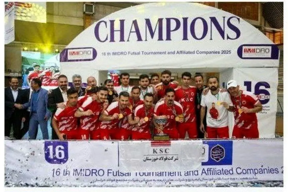 قهرمانی تیم فوتسال فولاد خوزستان در مسابقات ایمیدرو