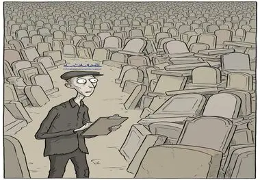 کاریکاتور ـ پر شدن ظرفیت بهشت زهرا