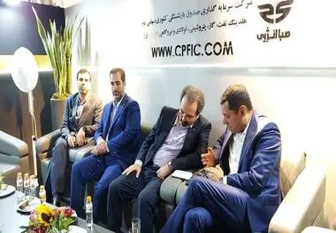 بازدید مدیرعامل شرکت صبا فولاد خلیج فارس از هفدهمین نمایشگاه صنعت مالی