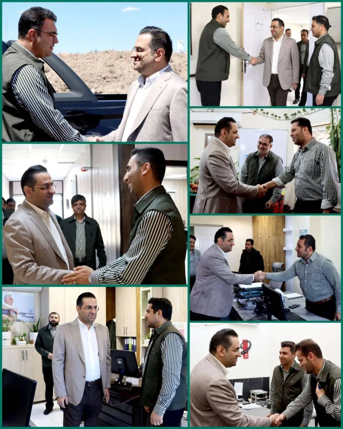 بازدید نوروزی مدیرعامل فولاد غدیر نی‌ریز از خطوط تولید و برنامه‌ریزی برای سال جدید

