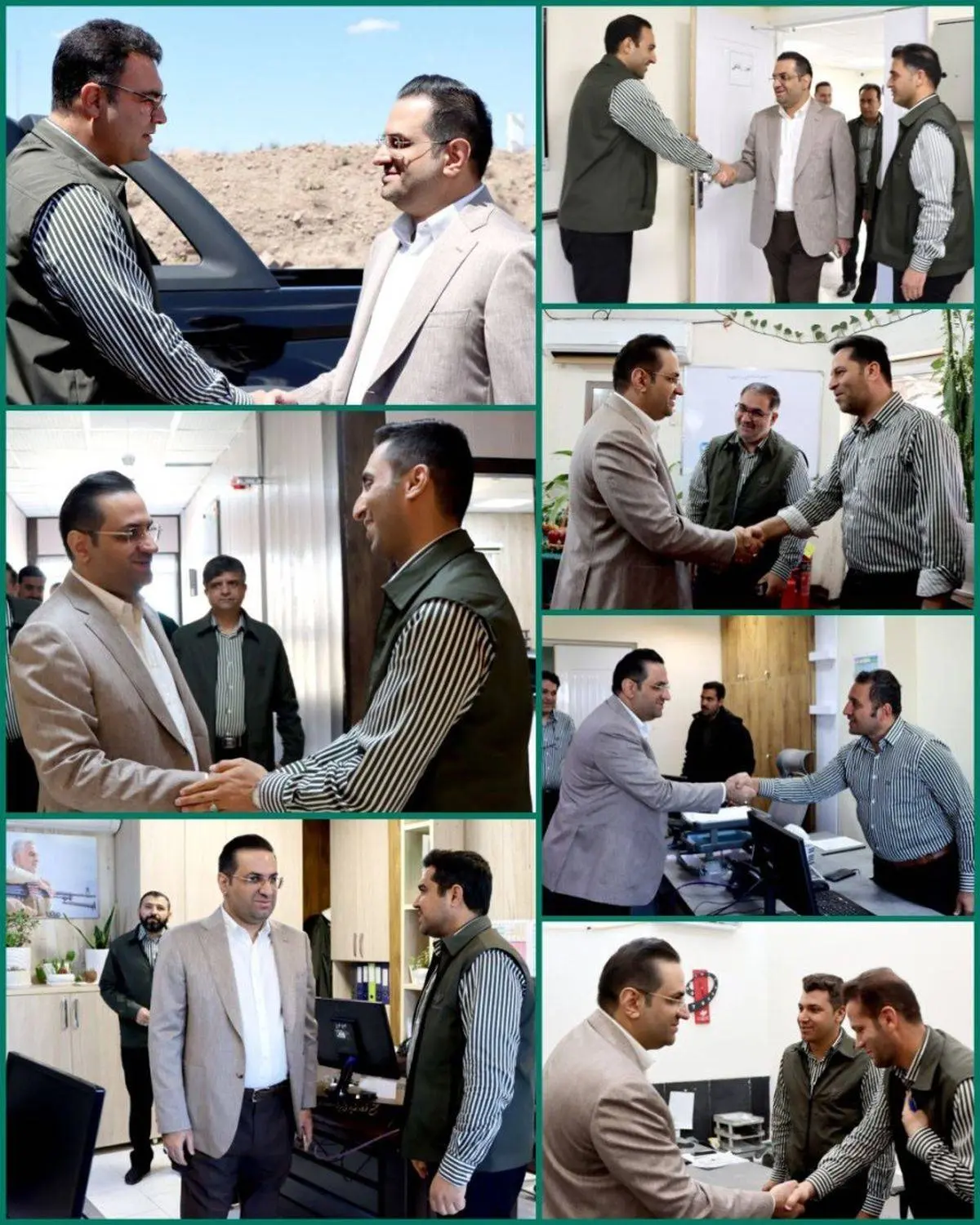 بازدید نوروزی مدیرعامل فولاد غدیر نیریز از خطوط تولید و برنامهریزی برای سال جدید