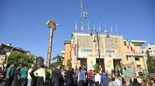 رونمایی از المان‌های یادبود شهدای جنگ ۱۲ روزه در منطقه یک