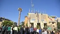 رونمایی از المان‌های یادبود شهدای جنگ ۱۲ روزه در منطقه یک