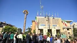 رونمایی از المان‌های یادبود شهدای جنگ ۱۲ روزه در منطقه یک