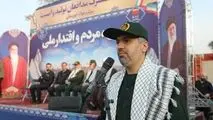 فرمانده حوزه مقاومت بسیج کارگران و کارخانجات شهید دکتر مجید بقایی در صبحگاه مشترک بسیجیان گروه فولاد خوزستان:بسیجیان در جنگ اقتصادی به عنوان ستون فقرات بدنه صنعت در حال تلاش هستند
