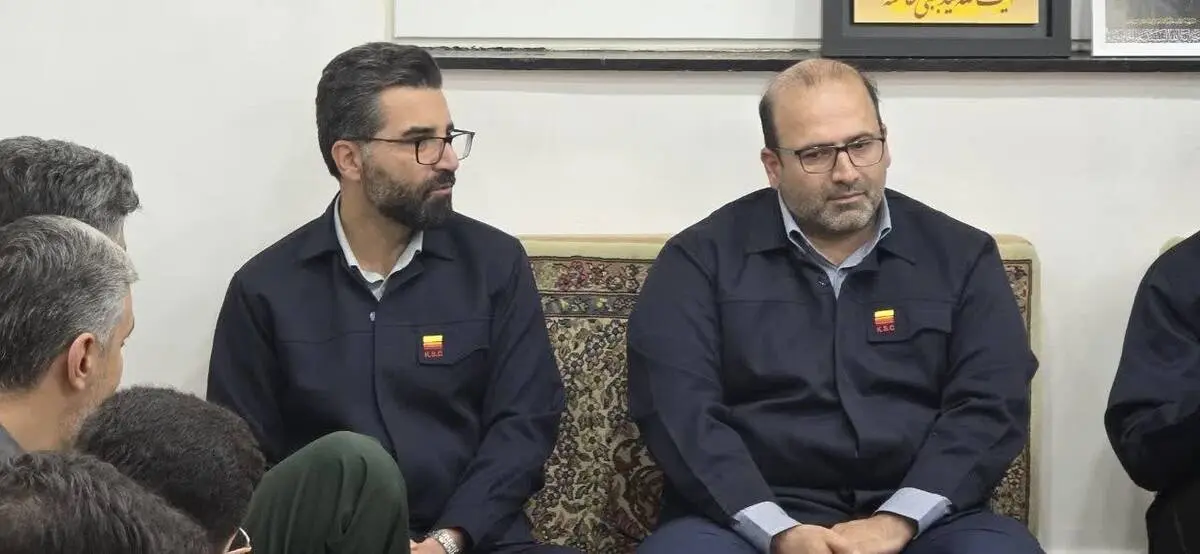 دیدار مدیرعامل شرکت فولاد خوزستان با خانواده شهید مهدی علیدادی