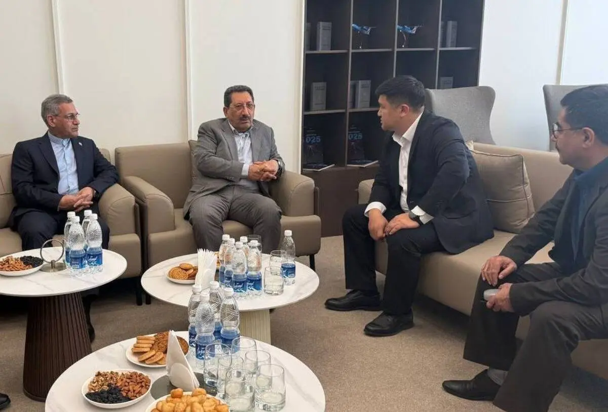 وزیر صنعت، معدن و تجارت وارد قرقیزستان شد