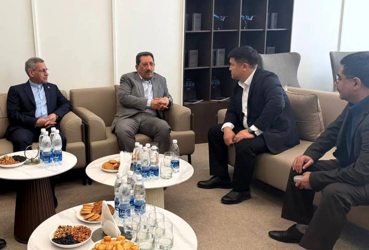 وزیر صنعت، معدن و تجارت وارد قرقیزستان شد