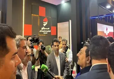 حضور وزیر صمت و معاون رییس جمهور زیمبابوه در غرفه صبانور


