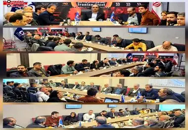 حضور مهندس محمود لندی مدیرعامل شرکت فولاد اکسین خوزستان در کارگروه بازنگری استاندارد مصرف انرژی صنعت فولاد ایران