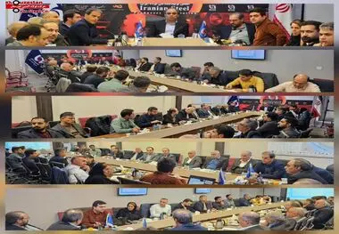حضور مهندس محمود لندی مدیرعامل شرکت فولاد اکسین خوزستان در کارگروه بازنگری استاندارد مصرف انرژی صنعت فولاد ایران