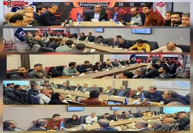 حضور مهندس محمود لندی مدیرعامل شرکت فولاد اکسین خوزستان در کارگروه بازنگری استاندارد مصرف انرژی صنعت فولاد ایران