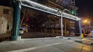 همزمان با ایام دهه فجر
طاق نصرت سه‌راه یاسر در نیاوران بازسازی شد