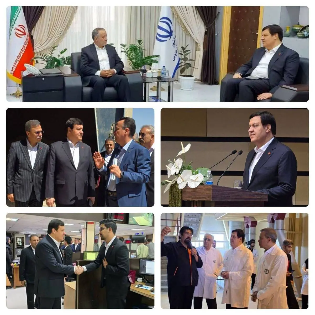 دیدار مدیرعامل بانک ملت با استاندار خراسان جنوبی و بازدید از چند شرکت تولیدی و شعب بانک در استان

