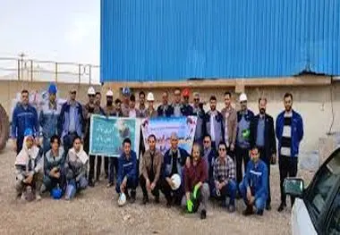 برنامه پاکسازی محیط کار به مناسبت هفته زمین پاک در شرکت آلومینای ایران برگزار شد