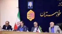 نشست استاندار خوزستان با سرپرست صندوق بازنشستگی کشوری و مدیرعامل هلدینگ صبا انرژی