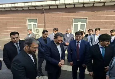 بازدید وزیر صمت از واحدهای تولیدی و صنعتی در شهرک فناوری شهر دوشنبه تاجیکستان