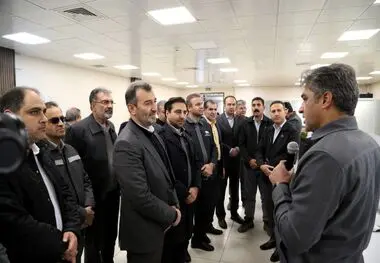 بازدید دکتر مسعود سمیعی نژاد، رئیس هیات عامل ایمیدرو و هیات همراه از شرکت گهر انرژی سیرجان، طرح احداث تولید ورق گرم پیوسته شرکت توسعه آهن و فولاد گل گهر و نیز معادن یک و سه گل گهر