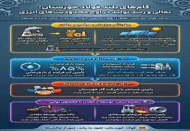 گام های بلند فولاد خوزستان: تعالی و رشد تولید در اوج محدودیت های انرژی